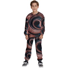 Abstrak Pattern Wallpaper Kids  Sweatshirt Set