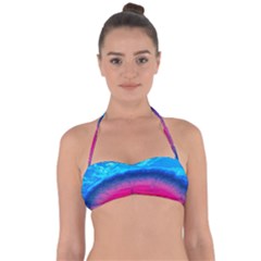 Experimental Liquids Halter Bandeau Bikini Top