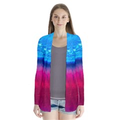 Experimental Liquids Drape Collar Cardigan by artworkshop