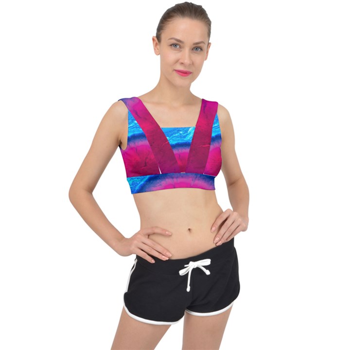 Experimental Liquids V-Back Sports Bra