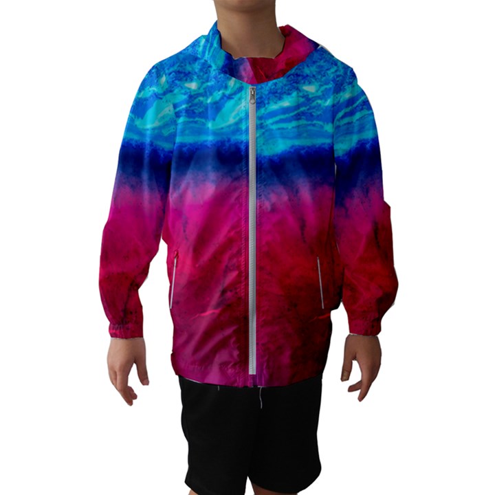 Experimental Liquids Kids  Hooded Windbreaker