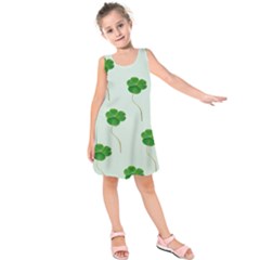 Decorative Plants Kids  Sleeveless Dress by artworkshop