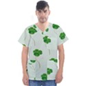 Decorative Plants Men s V-Neck Scrub Top View1