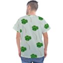 Decorative Plants Men s V-Neck Scrub Top View2