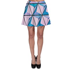 Geometric Shapes Pattern Skater Skirt by artworkshop