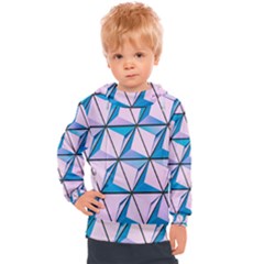 Geometric Shapes Pattern Kids  Hooded Pullover by artworkshop