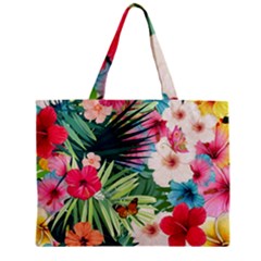 Tropical Summer  Zipper Mini Tote Bag by PollyParadiseBoutique7