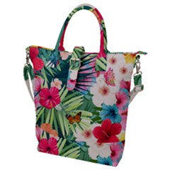 Tropical Summer  Buckle Top Tote Bag by PollyParadiseBoutique7