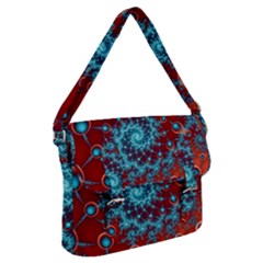 Fractal Pattern Background Buckle Messenger Bag by danenraven