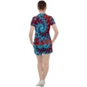 Fractal Pattern Background Women s Tee and Shorts Set View2