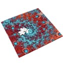 Fractal Pattern Background Wooden Puzzle Square View3