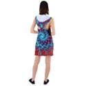 Fractal Pattern Background Racer Back Hoodie Dress View2