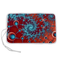 Fractal Pattern Background Pen Storage Case (l) by danenraven