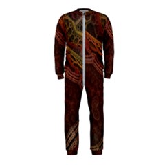 Fractal Pattern Geometric Pattern Onepiece Jumpsuit (kids)