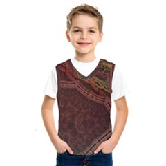 Fractal Pattern Geometric Pattern Kids  Basketball Tank Top