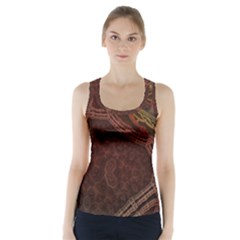 Fractal Pattern Geometric Pattern Racer Back Sports Top by danenraven