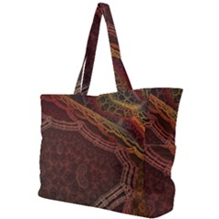 Fractal Pattern Geometric Pattern Simple Shoulder Bag