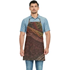 Fractal Pattern Geometric Pattern Kitchen Apron by danenraven