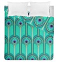 Gradient Art Deco Pattern Design Duvet Cover Double Side (Queen Size) View1