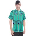 Gradient Art Deco Pattern Design Men s Polo Tee View1