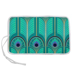 Gradient Art Deco Pattern Design Pen Storage Case (m)