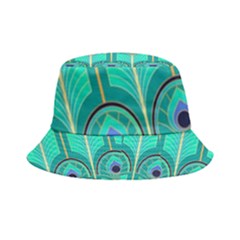 Gradient Art Deco Pattern Design Inside Out Bucket Hat by artworkshop