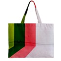 Green Pink Interior Paint Zipper Mini Tote Bag View1