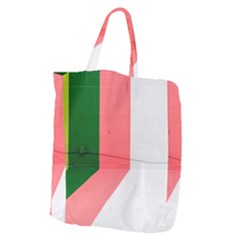 Green Pink Interior Paint Giant Grocery Tote by artworkshop