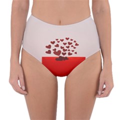 Love Envelope Logo Valentine Reversible High-waist Bikini Bottoms by artworkshop