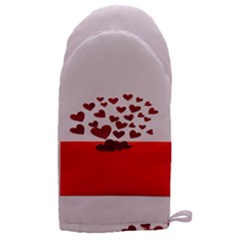 Love Envelope Logo Valentine Microwave Oven Glove by artworkshop