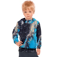 Mixing Acrylic Paints Kids  Hooded Pullover by artworkshop