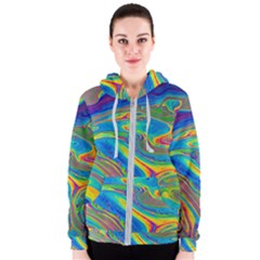 My Bubble Project Fit To Screen Women s Zipper Hoodie by artworkshop