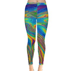 My Bubble Project Fit To Screen Inside Out Leggings by artworkshop