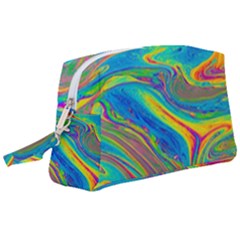 My Bubble Project Fit To Screen Wristlet Pouch Bag (large) by artworkshop