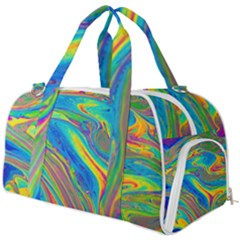 My Bubble Project Fit To Screen Burner Gym Duffel Bag by artworkshop