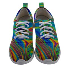 My Bubble Project Fit To Screen Women Athletic Shoes by artworkshop