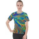 My Bubble Project Fit To Screen Women s Sport Raglan Tee View1