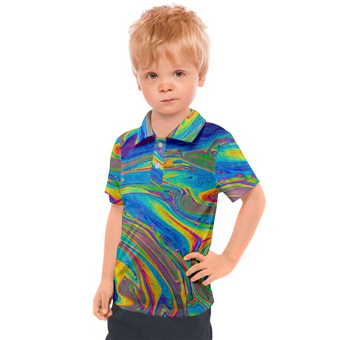 My Bubble Project Fit To Screen Kids  Polo Tee by artworkshop