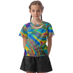 My Bubble Project Fit To Screen Kids  Front Cut Tee by artworkshop