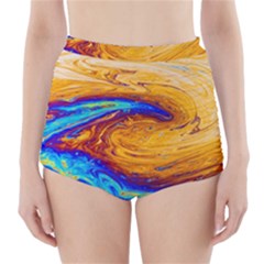 My Bubble Project High-waisted Bikini Bottoms by artworkshop