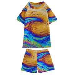 My Bubble Project Kids  Swim Tee And Shorts Set by artworkshop