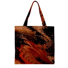 Painting Wallpaper Zipper Grocery Tote Bag