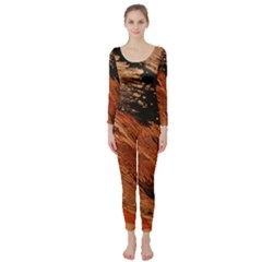 Painting Wallpaper Long Sleeve Catsuit by artworkshop