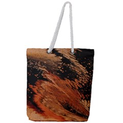 Painting Wallpaper Full Print Rope Handle Tote (large) by artworkshop