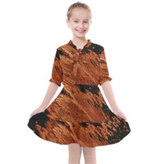 Painting Wallpaper Kids  All Frills Chiffon Dress by artworkshop