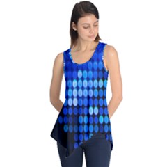 Pattern Blue Logo Sleeveless Tunic by artworkshop