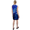 Pattern Blue Logo Sleeveless Shirt Dress View2