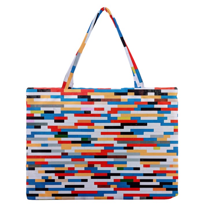 Pattern Wallpaper Zipper Medium Tote Bag