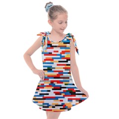 Pattern Wallpaper Kids  Tie Up Tunic Dress by artworkshop