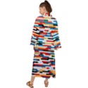 Pattern Wallpaper Maxi Kimono View2